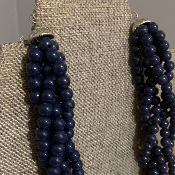 🐞2 for 30🐞  Blue Beaded Necklace - Picture 3 of 3